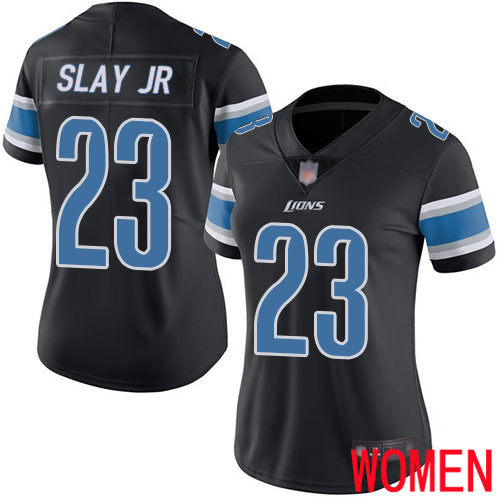 Detroit Lions Limited Black Women Darius Slay Jersey NFL Football #23 Rush Vapor Untouchable->youth nfl jersey->Youth Jersey